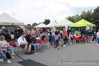 School ontvangt diploma voor rechten van leerlingen tijdens schoolfestival