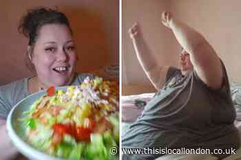 Mum with mobility issues due to size celebrates weight loss