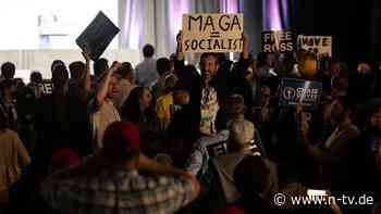 Konfrontation auf Parteitag: Libertäre buhen Trump aus