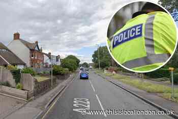 Sevenoaks Road Orpington: Driver taken to hospital as car flips over