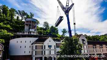 Europas größter Kran in Calw: Das sind die Bilder des „Brücken-Tags“