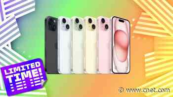 Big Memorial Day Deal: Grab a Free iPhone 15 Plus With a Freebie iPad or Apple Watch SE     - CNET