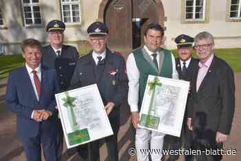 Gemeinsames Fest von Feuerwehr und Spielmannszug in Brenkhausen