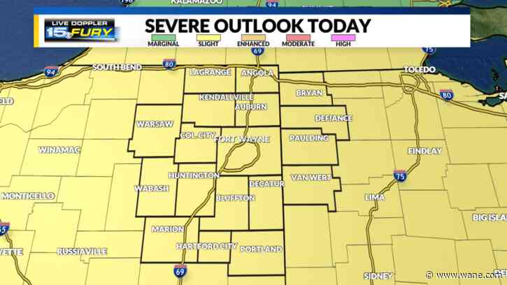 Tracking strong storms this afternoon