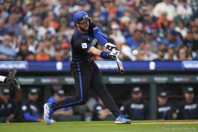 Vierling’s 2nd homer, 3-run drive in 9th, lifts Tigers over Blue Jays 14-11 after wasting 5-run lead