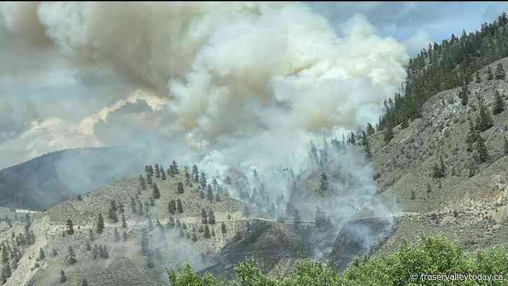 Wildfire near Spences Bridge now being held