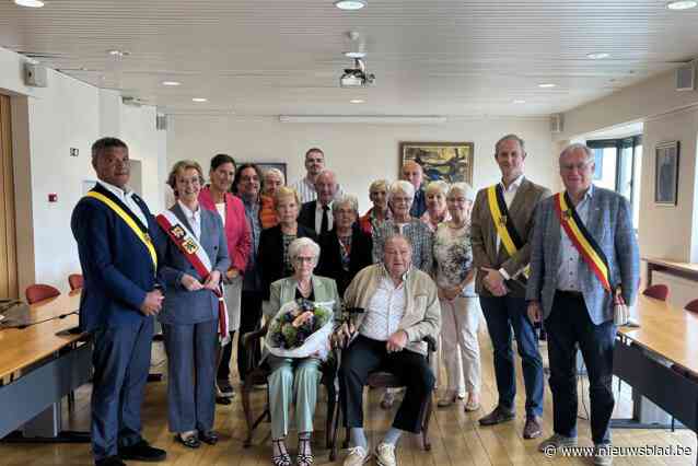 Diamant voor Antoon en Marie-Louise.