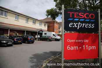 Man seen with 'bladed article' at Tesco store in Christchurch
