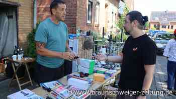Beim Flohmarkt in Groß Lafferde wird kräftig gefeilscht