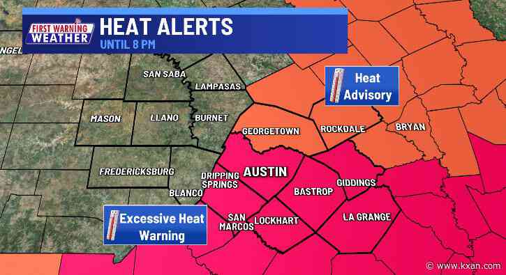 Dangerous heat with a few storms possible