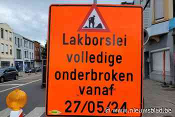 Heraanleg Lakborslei gestart, werken in voorjaar 2026 afgerond