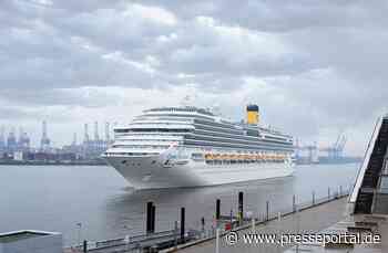 Eine Brise "La Bella Vita" in Hamburg: Costa Favolosa startet die Sommersaison in Nordeuropa