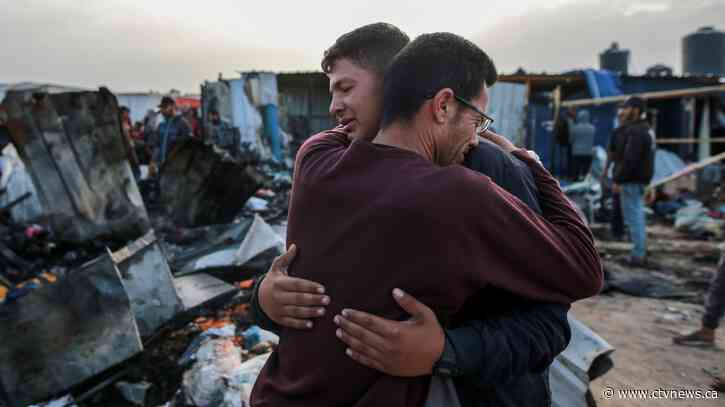 Israeli attack on Rafah tent camp kills 45, prompts global outcry