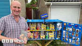 Villager makes Blockbuster inspired DVD library