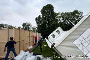 Windhoos zorgt voor stoffelijke schade op tuindagen, toch nog 5.000 bezoekers over hele weekend