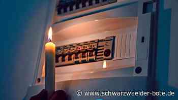 Stromausfall im Gäu: Für fast eine Stunde war es zappenduster