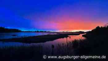 Magische Abendstimmung am Plessenteich bei Gerlenhofen