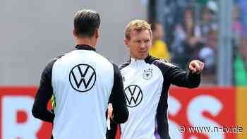 DFB-Team startet EM-Vorbereitung: Müller schleppt Lebensmittel, Nagelsmann holt das SEK