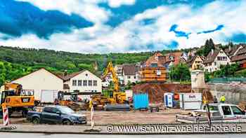 „Zentrum Unterstadt“: Sperrung in Wildberg verzögert sich wegen Wetters
