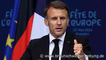 Macron in Dresden: „Russland kann morgen hier sein“