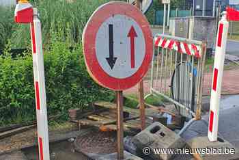 Gat in Jos Verlindenstraat raakt niet hersteld: “Het moet eerst een poos droog zijn”