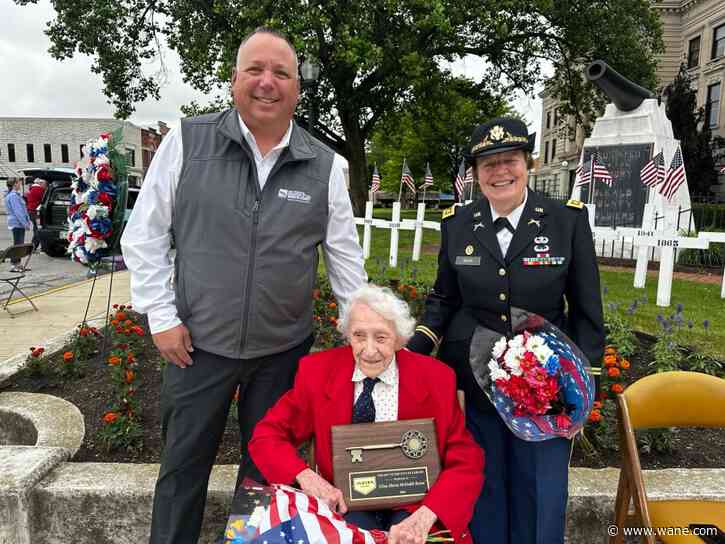 Dekalb County's oldest living veteran honored on Memorial Day