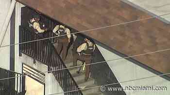 Law enforcement agencies respond to Opa-locka apartment building