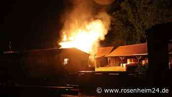 Sägewerk am Bahnhof in Gars in Flammen – Polizei mit erster Vermutung zur Brandursache