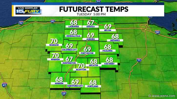 More rain with a cool pattern continuing
