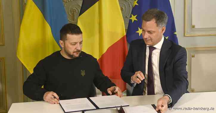 Selenskyj in Belgien – 30 Kampfjets für die Ukraine