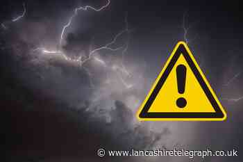 Burnley Met Office weather warning as thunderstorms forecast
