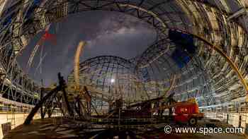 The Milky Way's heart shines over construction site of world's largest telescope