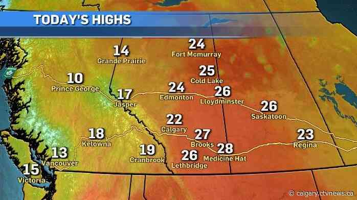 Warm and windy Tuesday, with a chance of late-day thunderstorms