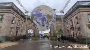 ‘Gaia’ floating earth exhibit opens at Birkenhead Park