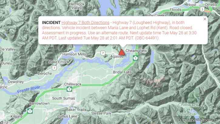 Upper Fraser Valley RCMP confirms a man has died after being hit by a car in Agassiz