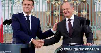 Macron probeert in Duitsland de plooien met Duitsland glad te strijken