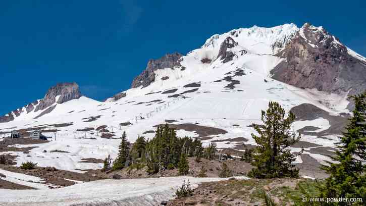 Summer Ski Operations Underway at Timberline Lodge, Oregon