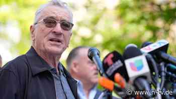 "Er wird nie wieder gehen": Hollywood-Legende De Niro ätzt gegen "Tyrann" Trump