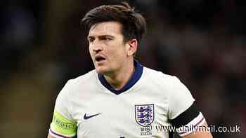 Harry Maguire SKIPS family holiday as he battles to be fit for Euro 2024... with Man United star and two others expected to arrive at Gareth Southgate's England camp early in bid for place