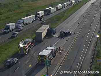 ‘You’re lucky to be alive’: Sarnian fined for dangerous driving in 402 crash