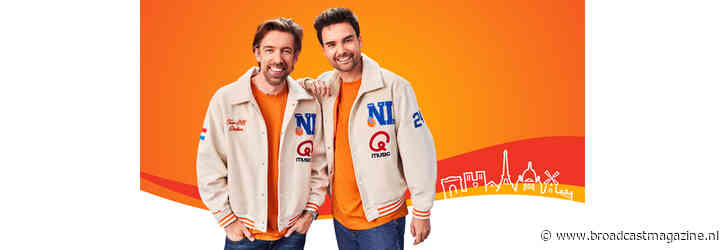 Qmusic-dj’s Mattie en Domien maken ochtendshow vanuit Parijs