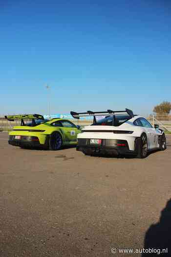 Gespot – Een groene GT3 RS met blauwe velgen