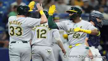Miguel Andújar hits three-run homer as Athletics beat Rays, 3-0