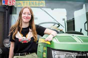 Tiana (18) wil boerderij van opa en oma overnemen: “Roepen naar mij, middelvingers... als ik de straat even blokkeer met de tractor. Ik ben het gewend”