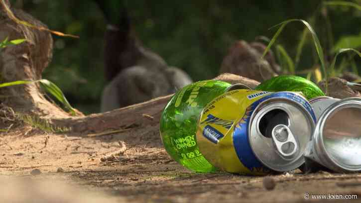 Memorial Day litterbugs trash City of Austin park