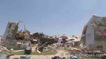 Tornado tears through homes on Texas' 'Firefighter Row'