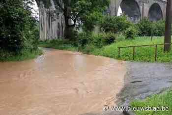 Regen zorgt opnieuw voor wateroverlast in Voeren