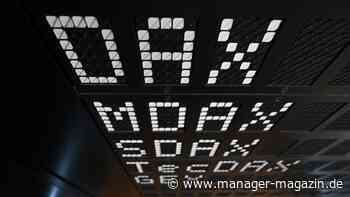 Kursrutsch an der Börse: Zinssorgen belasten Dax und Dow