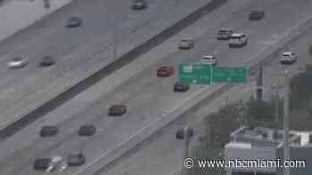 Suspects in custody after high-speed chase ends in Miami-Dade