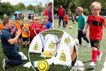 De bal rolt al voor kleuters: bijen Zeno en Kazandra moeten onze jongsten naar het voetbalveld lokken
